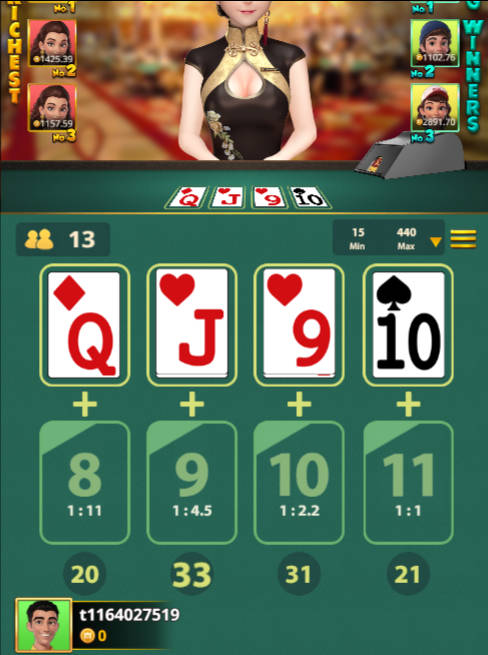Phmacao poker friendly interface design